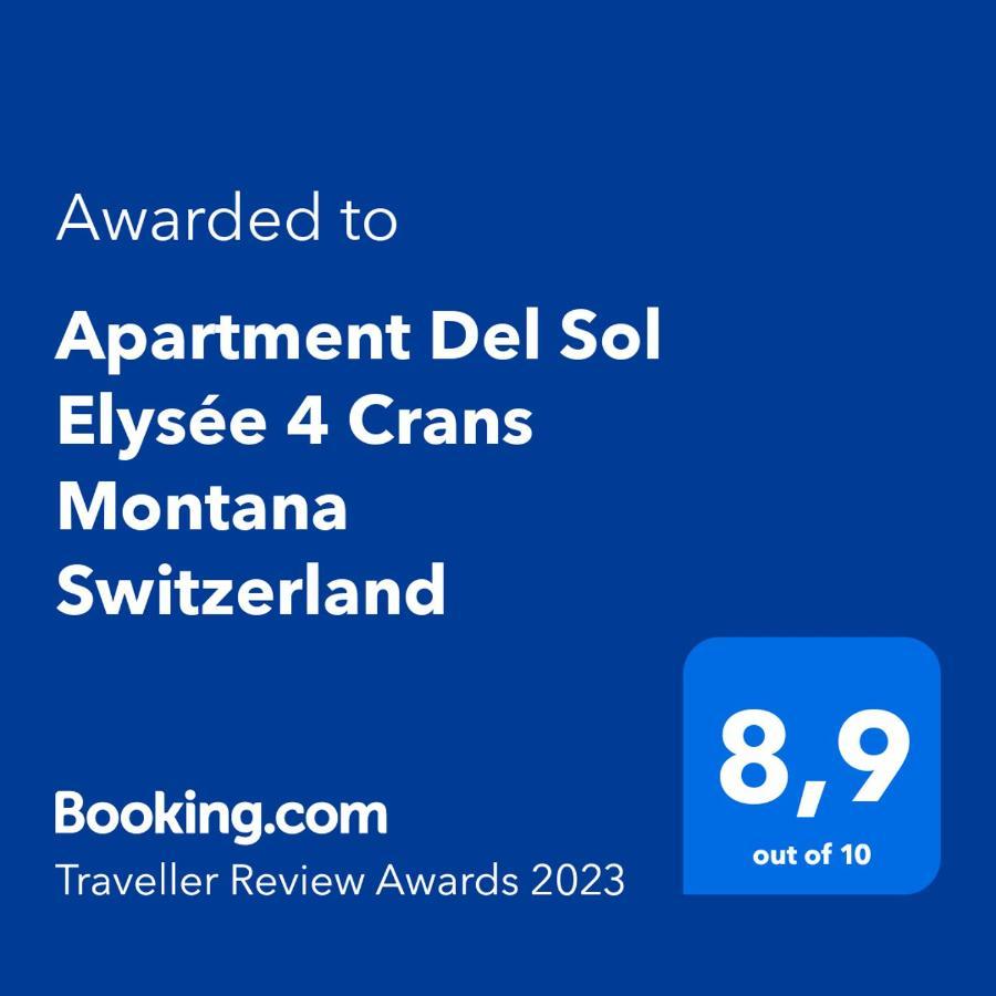 Apartment Del Sol Elysee 4 Crans Montana Switzerland Crans-Montana Exterior foto
